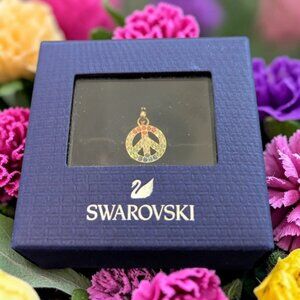 Swarovski REMIX COLLECTION PEACE CHARM, Gold-5526998 - Beautiful - NIB
